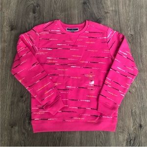 Karen Skott Fleece Sweatshirt.